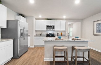 Large Center Island Kitchen at The Village at Hickory Street, Foley, 36535