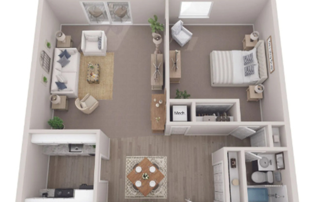 1 bed, 1 bath, 696 sqft, $925, Unit 1525312