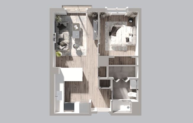 1 bed, 1 bath, 636 sqft, $2,685, Unit 605