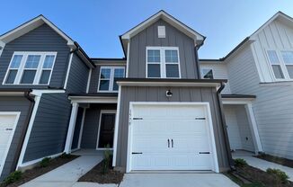 New Construction 3BD, 2.5BA Wendell Townhome with a 1-Car Garage in an HOA Community