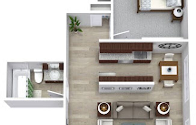 1 bed, 1 bath, 650 sqft, $1,179, Unit 5-12