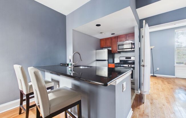 Bright One Bedroom Apartment in Spring Garden + Parking!