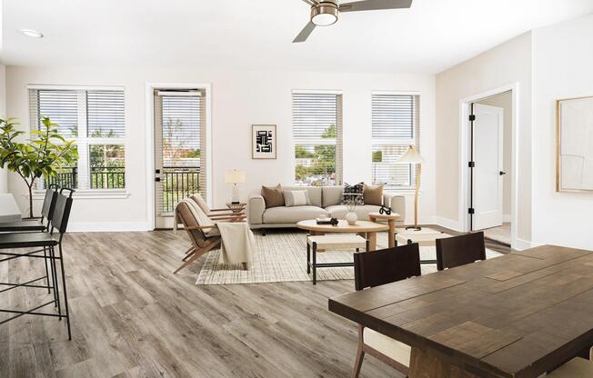 Bright, airy living at Modera Westside Trail, where spacious layouts and refined finishes create an inviting Atlanta retreat.