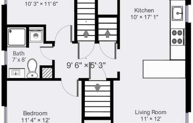 2 beds, 1 bath, 1,300 sqft, $2,600, Unit 2