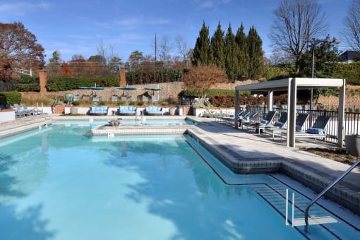 the swimming pool at the resort at glade springs at Willowest in Collier Hills, Atlanta, 30318