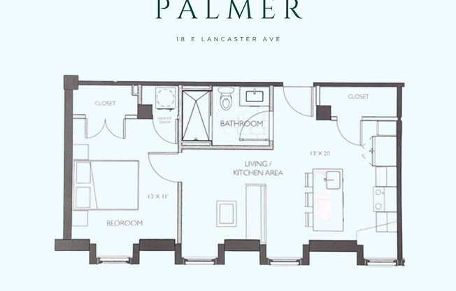 1 bed, 1 bath, 590 sqft, $1,623, Unit PH-11