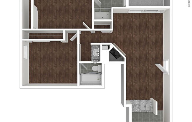 2 beds, 2 baths, 932 sqft, $1,620