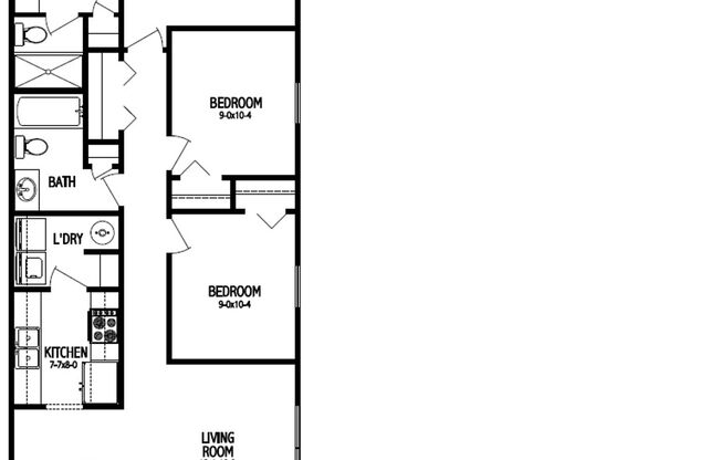 3 beds, 2 baths, 1,005 sqft, $1,450, Unit 407