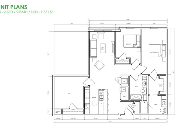 3 beds, 2 baths, 1,331 sqft, $4,900, Unit 402