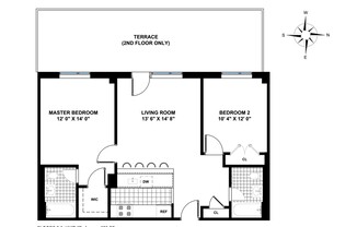 2 beds, 2 baths, $8,200, Unit 3B