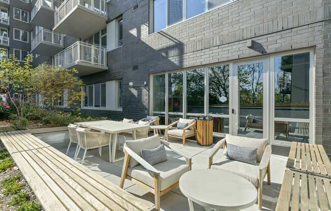 Outdoor Lounge at Link Apartments® H Street, Washington, DC, 20002