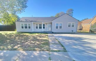 Great 4 bedroom and 2 bath near Texas Tech University now available.