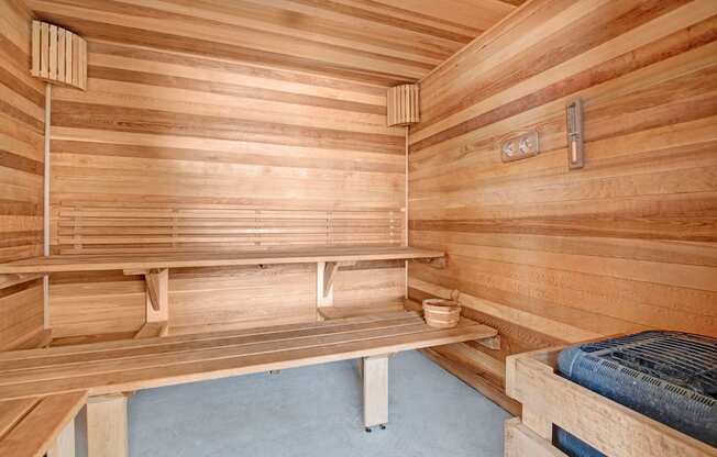 The Lafayette sauna, Dean Weidner Real Investments Apartments for rent Fitchburg, WI