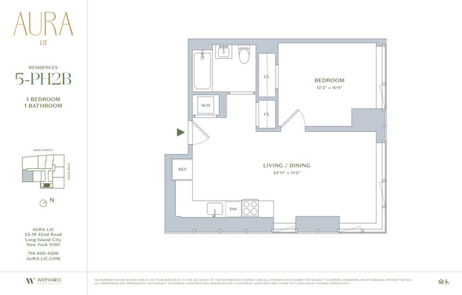 1 bed, 1 bath, $5,250, Unit 34B