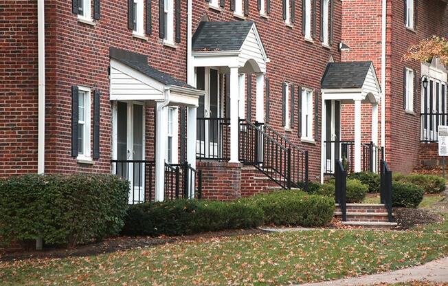Exterior entryway at Alister Morristown, New Jersey