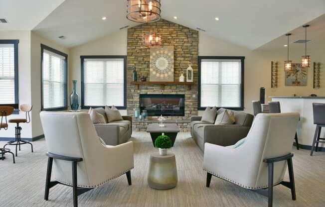 Clubhouse With Fireplace at Badger Canyon, Kennewick, WA
