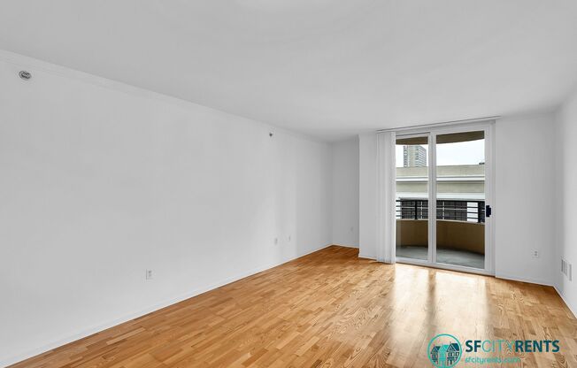 Pacific Heights: 7th Floor Condo w/ Office, Patio, Parking, Gym & Pool @ Pacific Place
