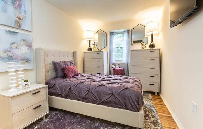 Carpeted Bedroom at Somerset Woods Townhomes, Maryland