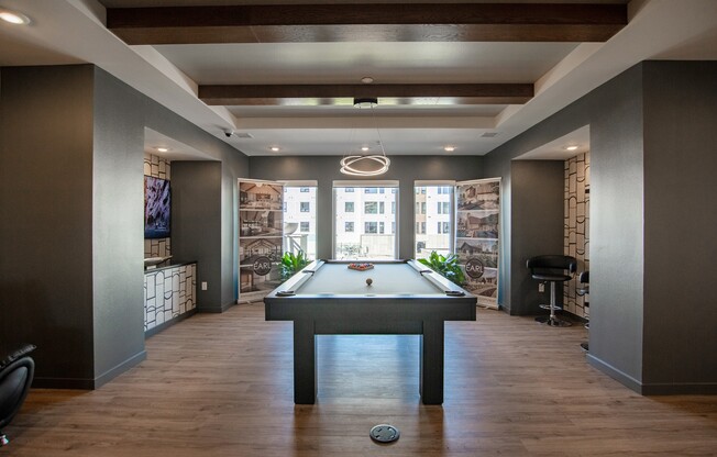 The Earl Apartments Pool Table