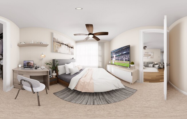 1 bed, 2 baths, 981 sqft, $1,236