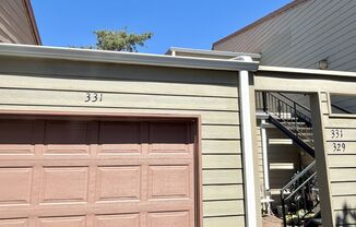 Top floor (2nd) floor Hazelwood condo, 2 beds, 2 baths.  Garage, vaulted ceilings and lots of patio space