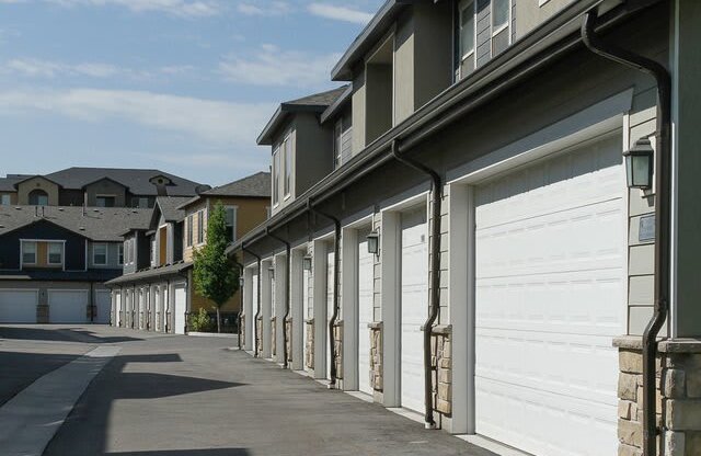 Garages Available at Talavera at the Junction Apartments & Townhomes, Midvale