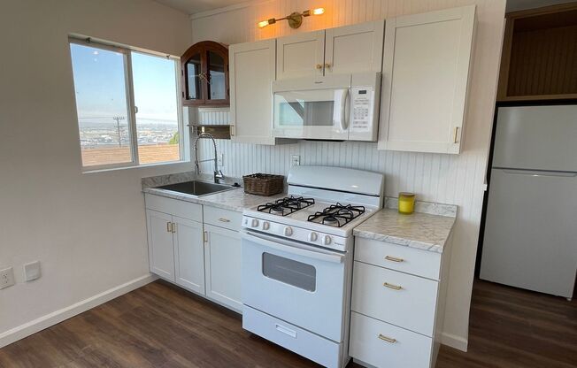 $500 OFF First Month's Rent! Remodeled 1BD in Mission Hills with Views of the San Diego Bay, NO Carpet, Onsite Laundry, and Lots of Natural Light!
