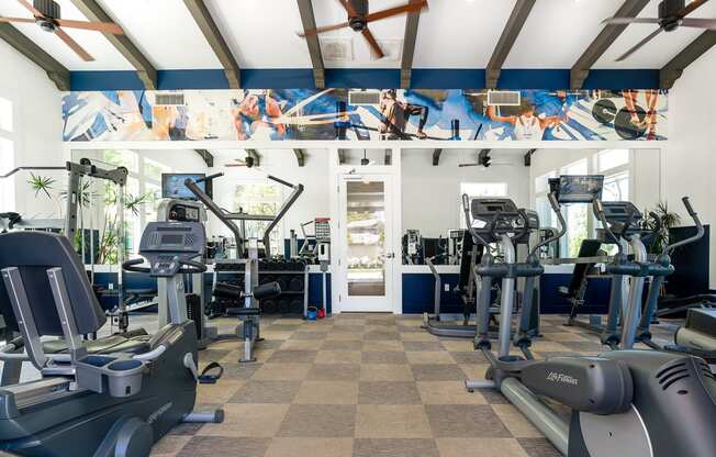 The Cascades Apartments fitness center