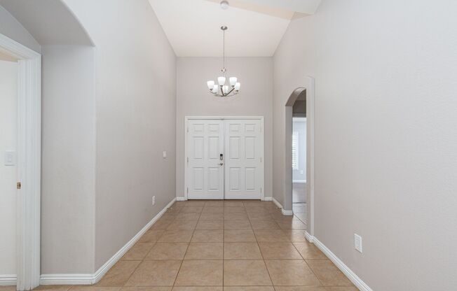 Single story home with spa and bonus master closet
