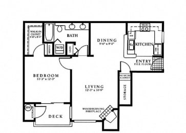1 bed, 1 bath, 779 sqft, $1,662
