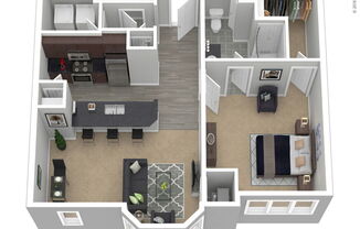 1 bed, 1 bath, 763 sqft, $1,940