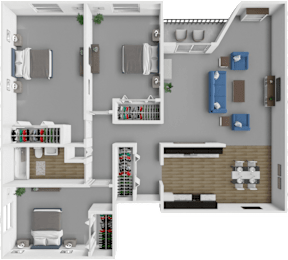 3 beds, 1 bath, 1,100 sqft, $1,195