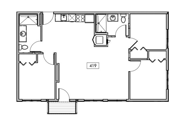 3 beds, 2 baths, 980 sqft, $2,275, Unit 419