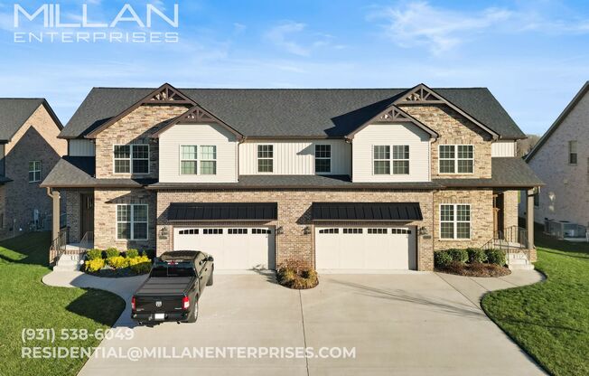 Elegant All-Brick Townhome in a Gated Community in Sango