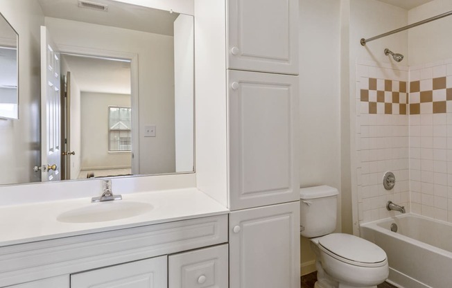 Orchards Apartments Marlborough ma apartment loft style apartments photo of bathroom with white cabinets and vanity and shower tub combo