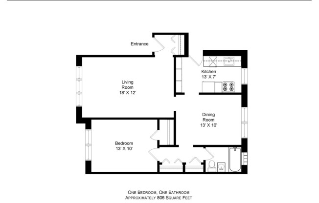 1 bed, 1 bath, 775 sqft, $1,550, Unit 48063B