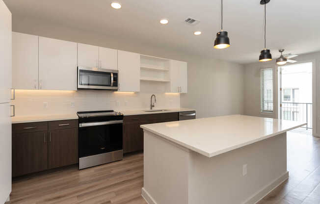 Kitchen with Stainless Steel Appliances