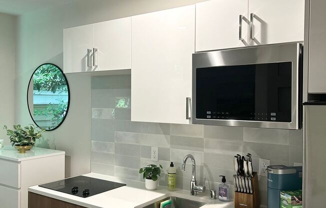 741 Harvard Modern studios with w/d in unit!