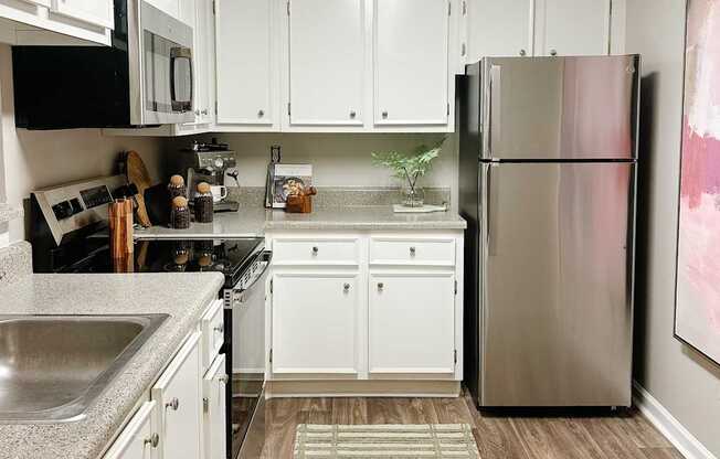 Kitchen with Beautiful European-Style Cabinetry