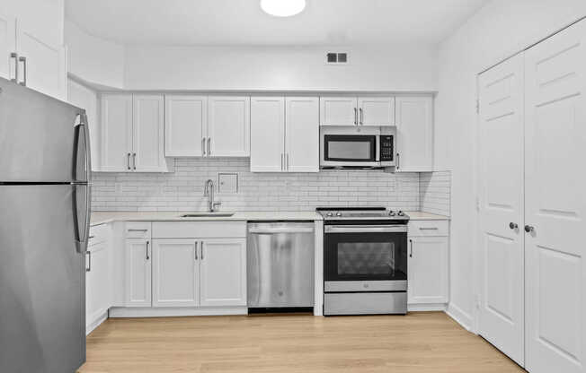 Kitchen with Stainless Steel Appliances