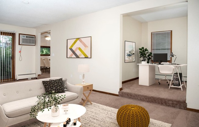 Bass Lake Crossing spacious living room