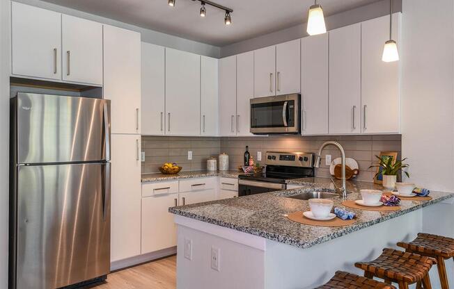 Chef-Style Kitchens at Lyra Luxury Apartments Near Downtown Sarasota, FL