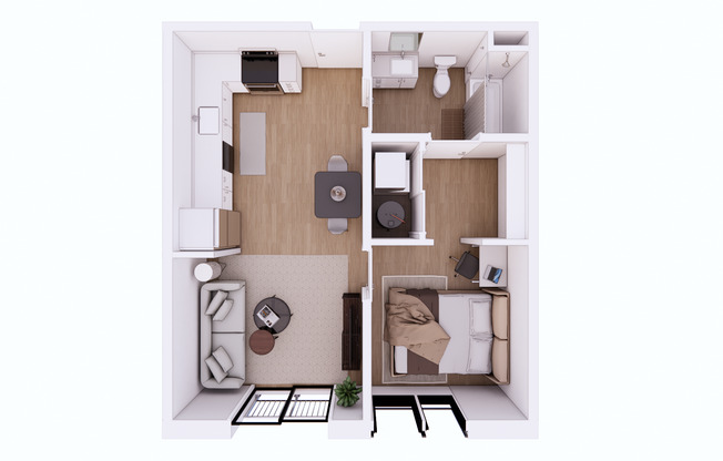 1 bed, 1 bath, 650 sqft, $1,325, Unit 206