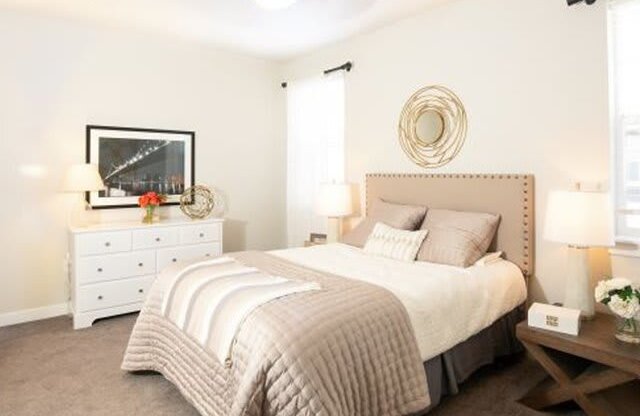 Comfortable Bedroom With Accessible Closet at Parc on Center Apartments & Townhomes, Orem, UT