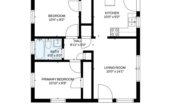 2 beds, 1 bath, $1,475, Unit Unit A