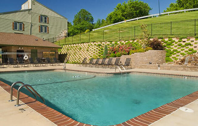 swimming pool at Village Royale Apartments