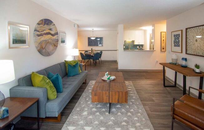Living Room With Kitchen at Paces Ridge at Vinings, Atlanta, 30339