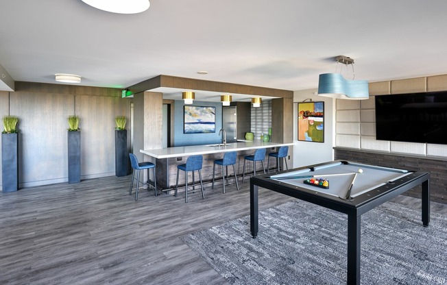 Shoot Some Pool With Friends in Our Renovated Phase I Club Room