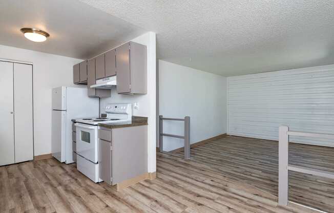 Sedona | One Bedroom Living Room, Dining Room and Kitche