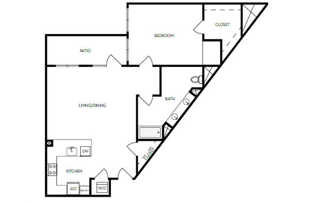1 bed, 1 bath, 1,091 sqft, $3,891